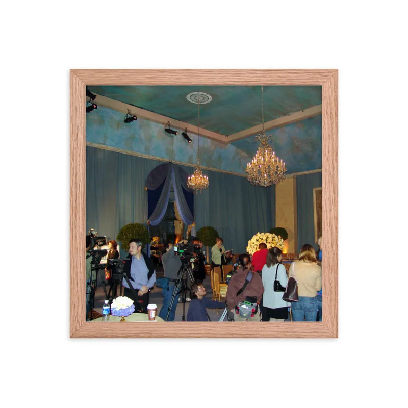 iLia Fresco at the decor design presentation for the 76th Academy Awards Governors Ball - Framed poster