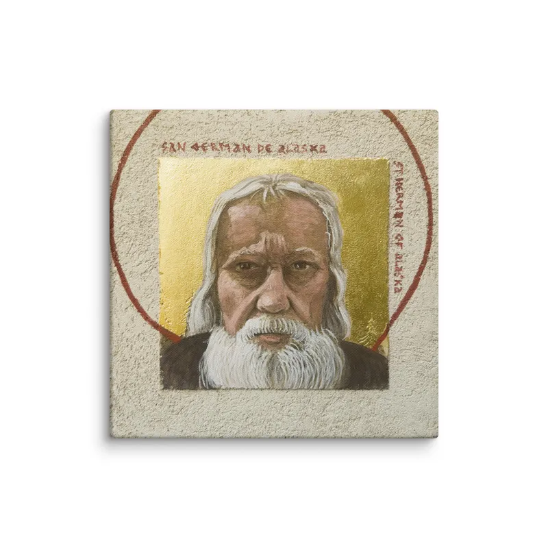 Saint Herman of Alaska of PM - San German de Alaska - Giclee canvas print of Buon Fresco Icon