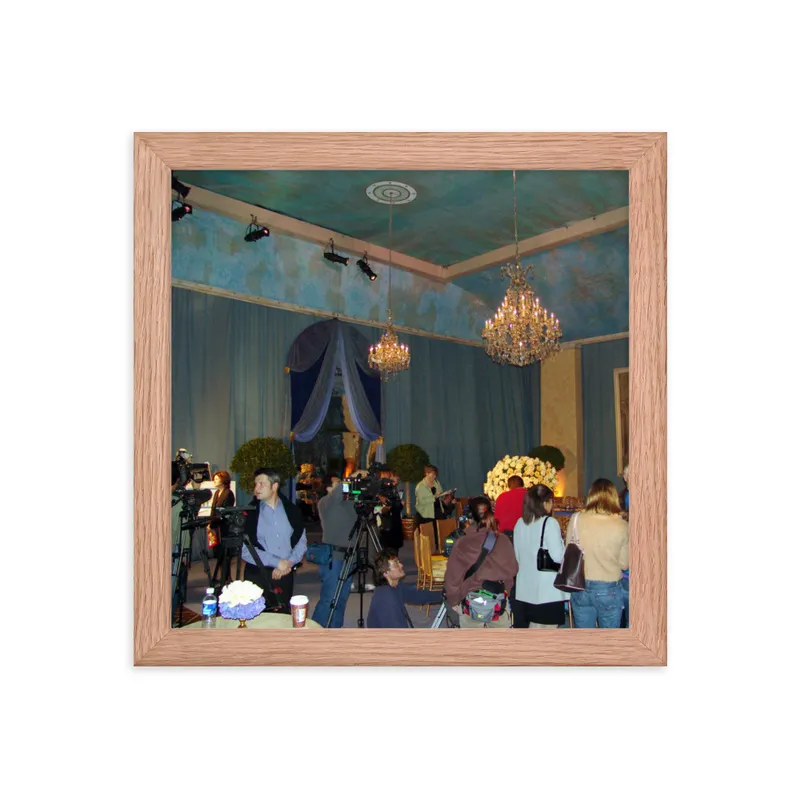 iLia Fresco at the decor design presentation for the 76th Academy Awards Governors Ball - Framed poster