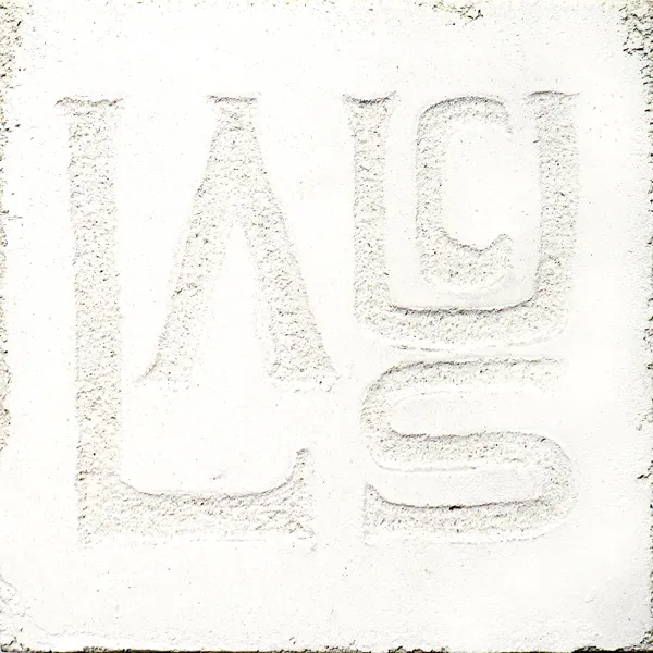 Latin - Lake & Water Glyphs - Fluid Pixels Series Sgraffito Fresco