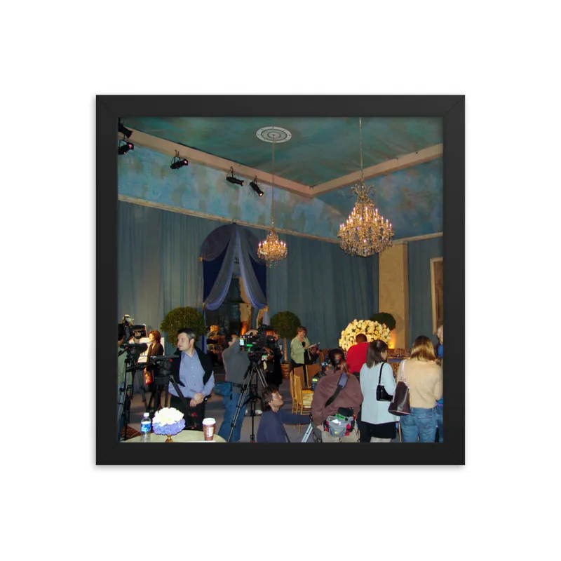 iLia Fresco at the decor design presentation for the 76th Academy Awards Governors Ball - Framed poster