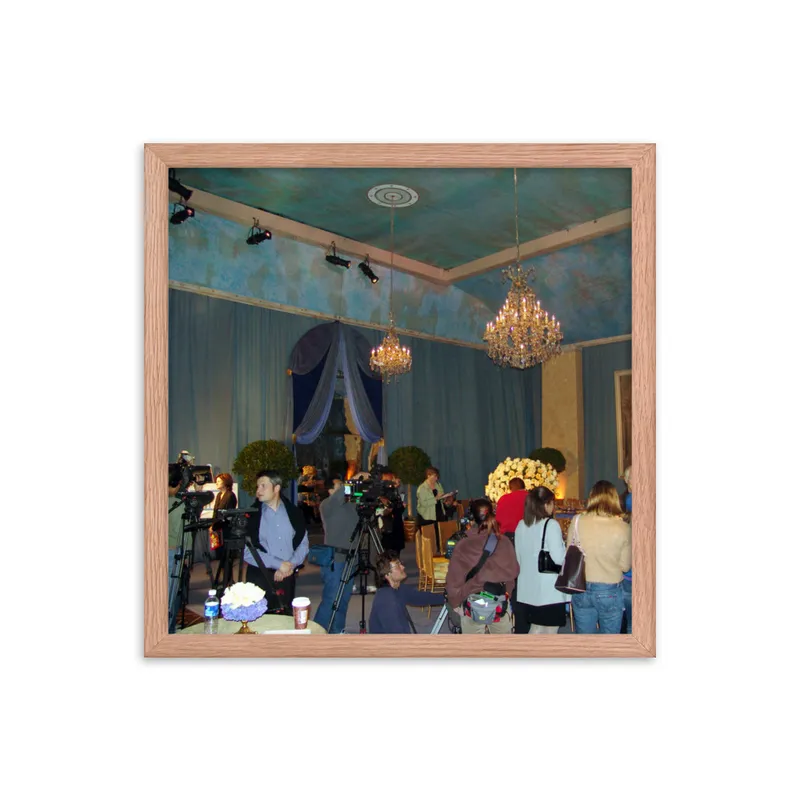 iLia Fresco at the decor design presentation for the 76th Academy Awards Governors Ball - Framed poster
