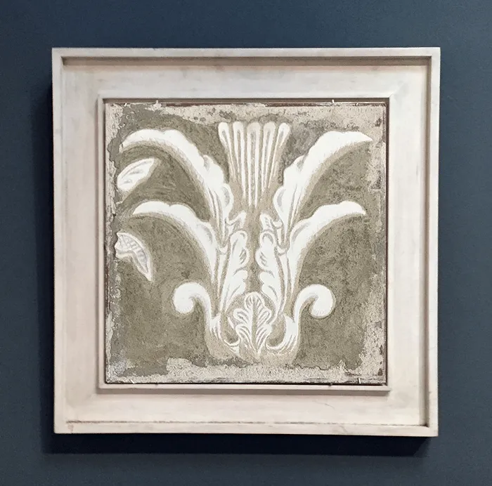 Verdaccio Acanthus - Sgraffito Fresco