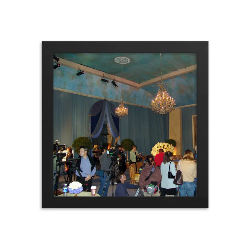 iLia Fresco at the decor design presentation for the 76th Academy Awards Governors Ball - Framed poster