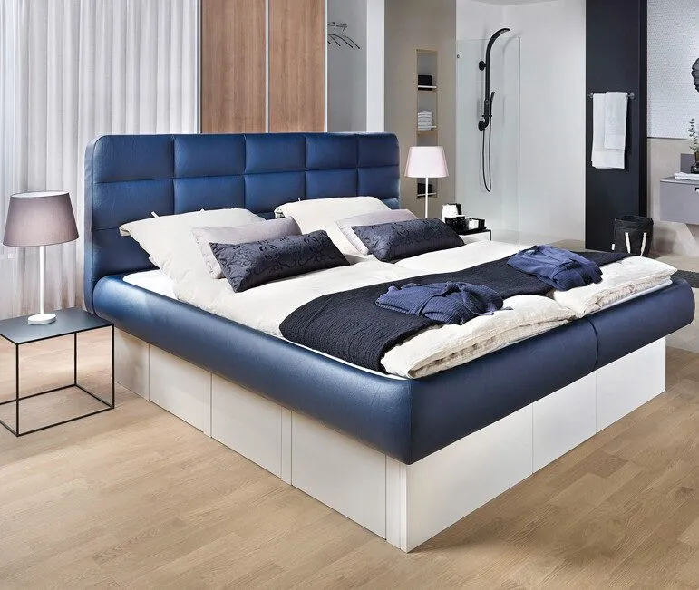 Lit à eau / waterbed Tasso Lidéal associe qualité de fabrication et confort pérenne avec option réglage automatique des matelas à eau