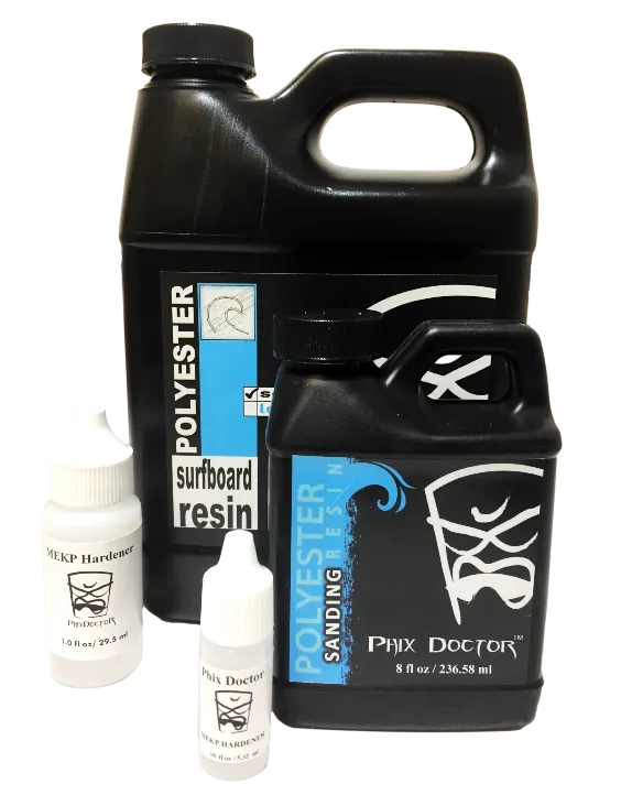 Phix Doctor Polyester Resin - Half Pints, Quarts & Gallons
